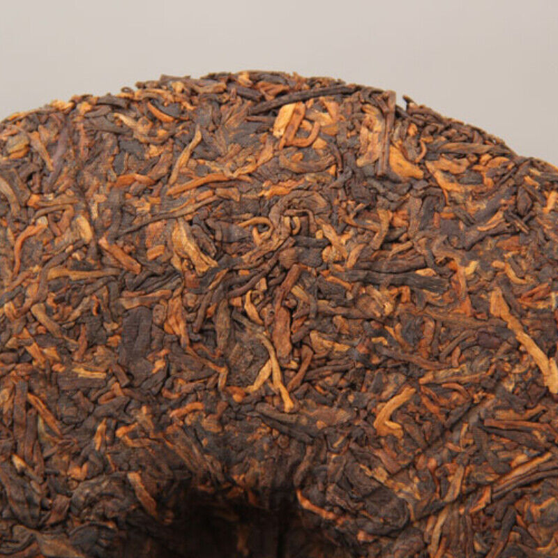 357g/12.59oz Natural Pu-Erh Ripe Tea Black Tea Palace Golden Bud Puerh Tea Cake