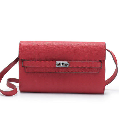 Mini Real Leather Flap Envelope Clutch Phone Wallet Shoulder Bag Purse Crossbody
