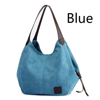 Shoulder Bag Women Capacity Ladies Hand Bags Vintage PU Leather Women Bag