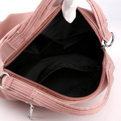 Messenger Bag Nylon Shoulder Bag Waterproof Travel Tote Crossbody Bag 26*12*17CM