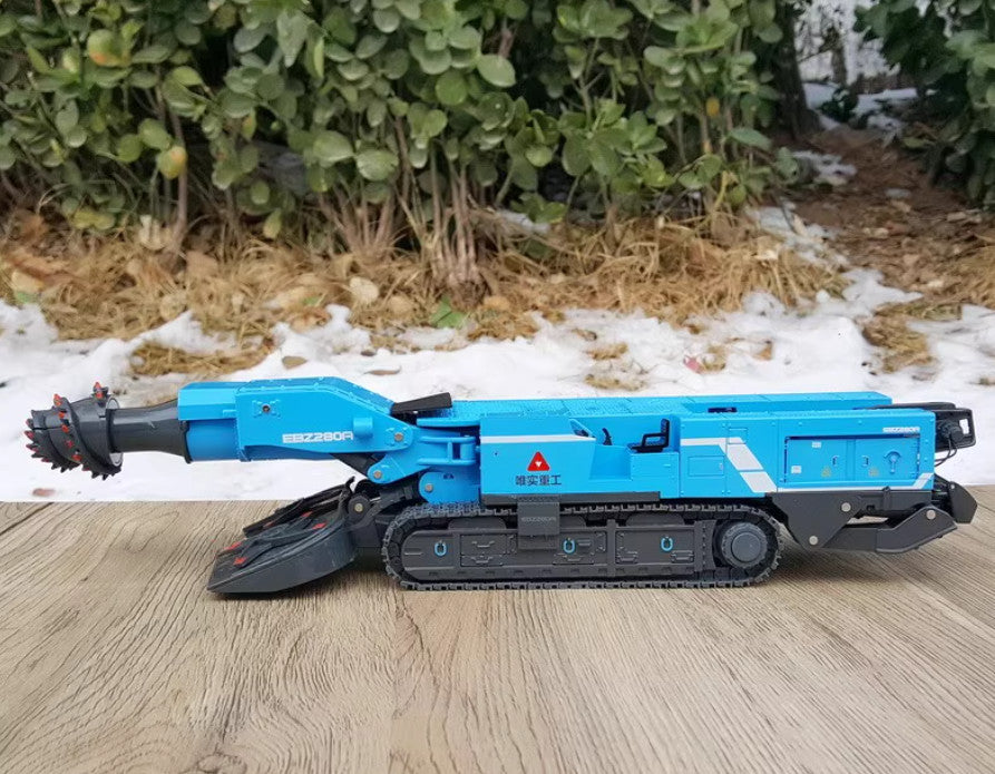 1:35 Weishi EBZ280R Roadheader Tunneling Machine Rock Equipment Diecast Model