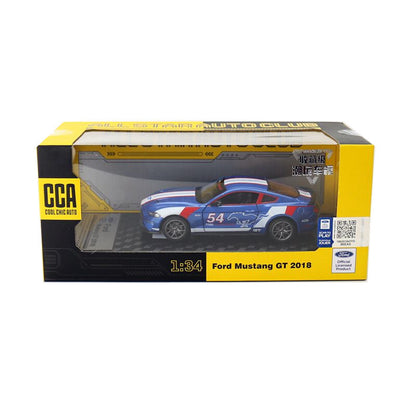 1:34 Ford Mustang GT Commemorative Edition 2018 Metal Car Model Pull Back Sound