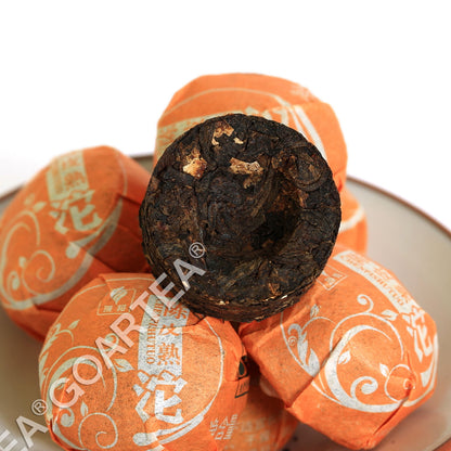 GOARTEA 2015 Orange Peel Citrus Mini Ripe Cake Puerh Tea Pu'er Puer Pu-erh Tea-