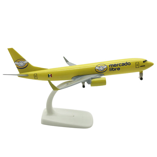 18+ Aircraft B737 Plane Desk Top Display 20cm Diecast Model Mexico Airplane