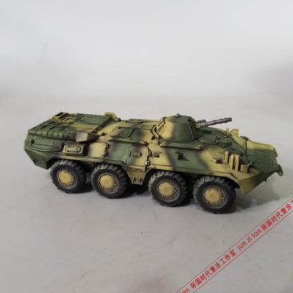 1/72 Russian btr-80 wheeled armored vehicle model yellow green camouflage