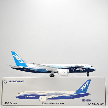 1:400 Aviation BOEING B787-8 Passenger Airplane Diecast Plane Model