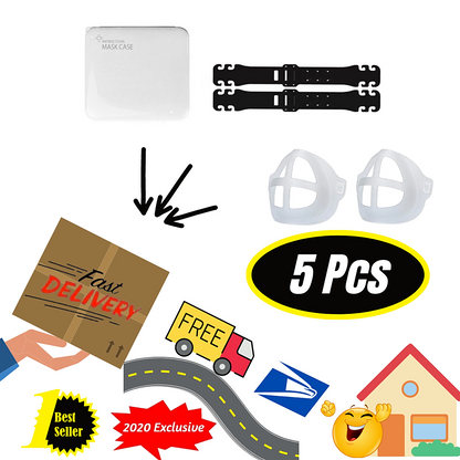 3D Stand Inner Support Face Mask Bracket Combo 5pcs Accessories For Comfort