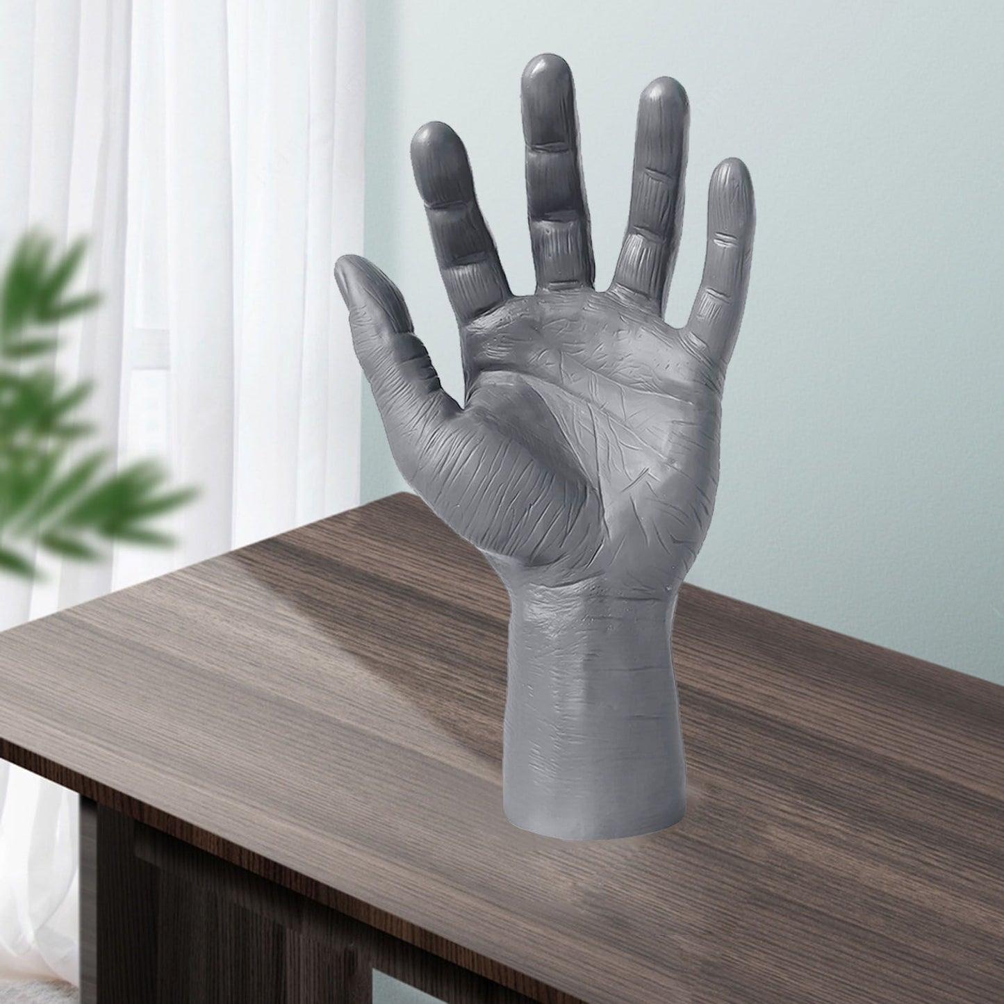Male Left Hand Mannequin Realistic Model Jewelry Display Stands Bendable Holders