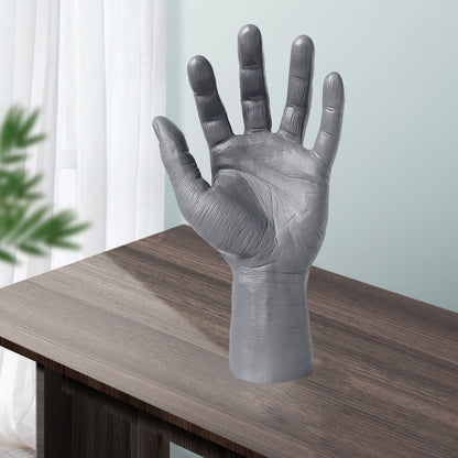 Male Left Hand Mannequin Realistic Model Jewelry Display Stands Bendable Holders
