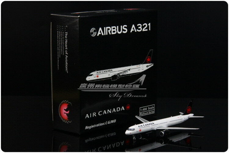 1:400 Phoenix AIR CANADA AIRBUS A321 Passenger Airplane Diecast Aircraft Model