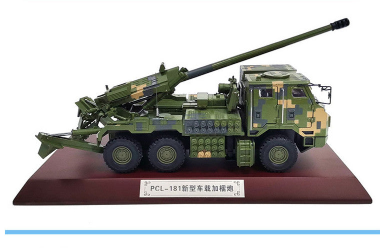 1:32 34CM PCL-181 155MM Vehicle Mounted Howitzer Launcher Diecast Armor Model