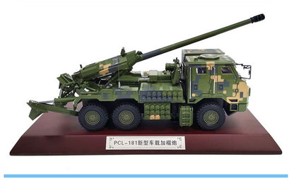 1:32 34CM PCL-181 155MM Vehicle Mounted Howitzer Launcher Diecast Armor Model