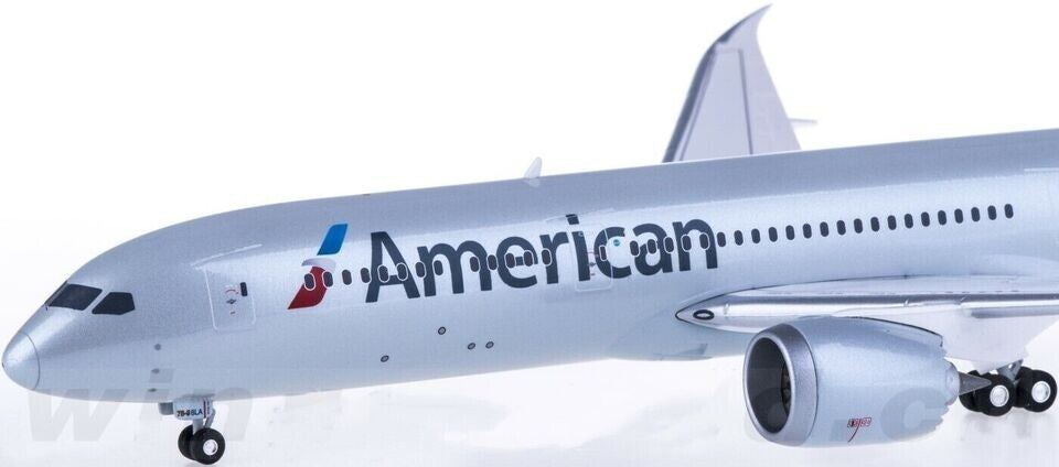 1:200 32CM Herpa American BOEING 787-9 Passenger Airplane ABS Plastic Model