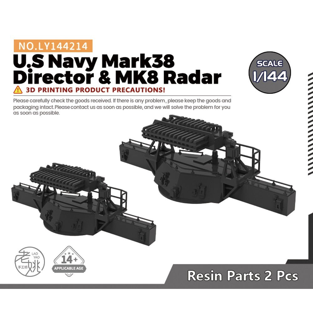 LY144214 1/144 Model Upgrade Parts U.S Navy Mark38 Director & MK8 Radar