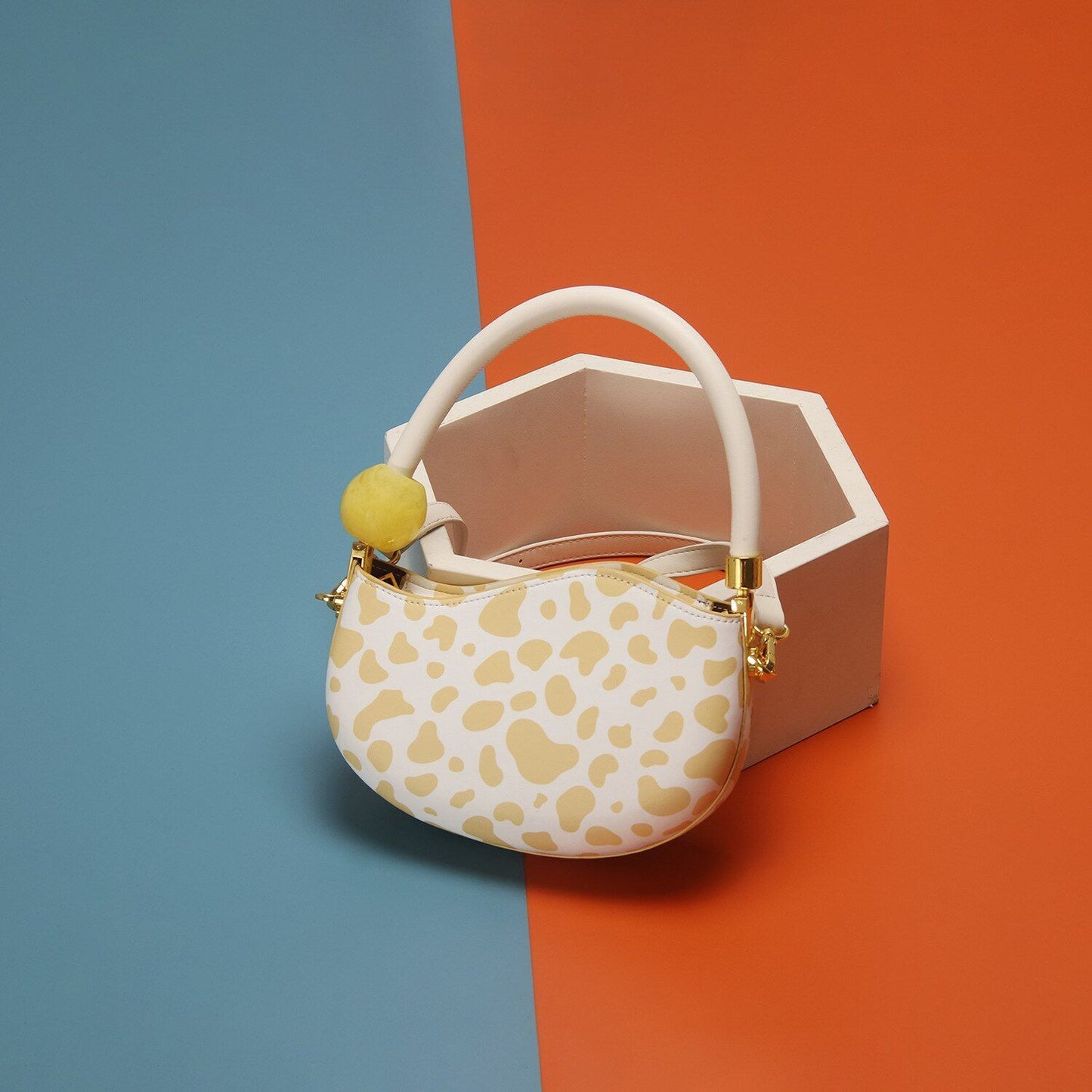 Strap Bag One Shoulder Handbag Crossbody Purse Elegant Shell Shaped 21*14*7*12CM