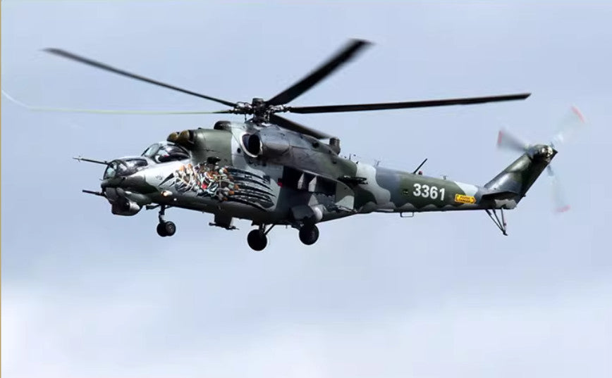 1:72 BLESS Czech Air Force Mi-24V Hind NTM 2011 Attack Helicopter Diecast Model
