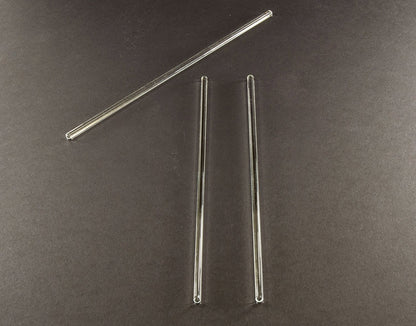 3 Pack Glass Stirring Rod - 10" Long, 0.25" Diameter