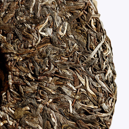 Ancient Tree Raw Tea Cake Yunnan Seven Seed Cake Bamboo Shell Whole Till Packing