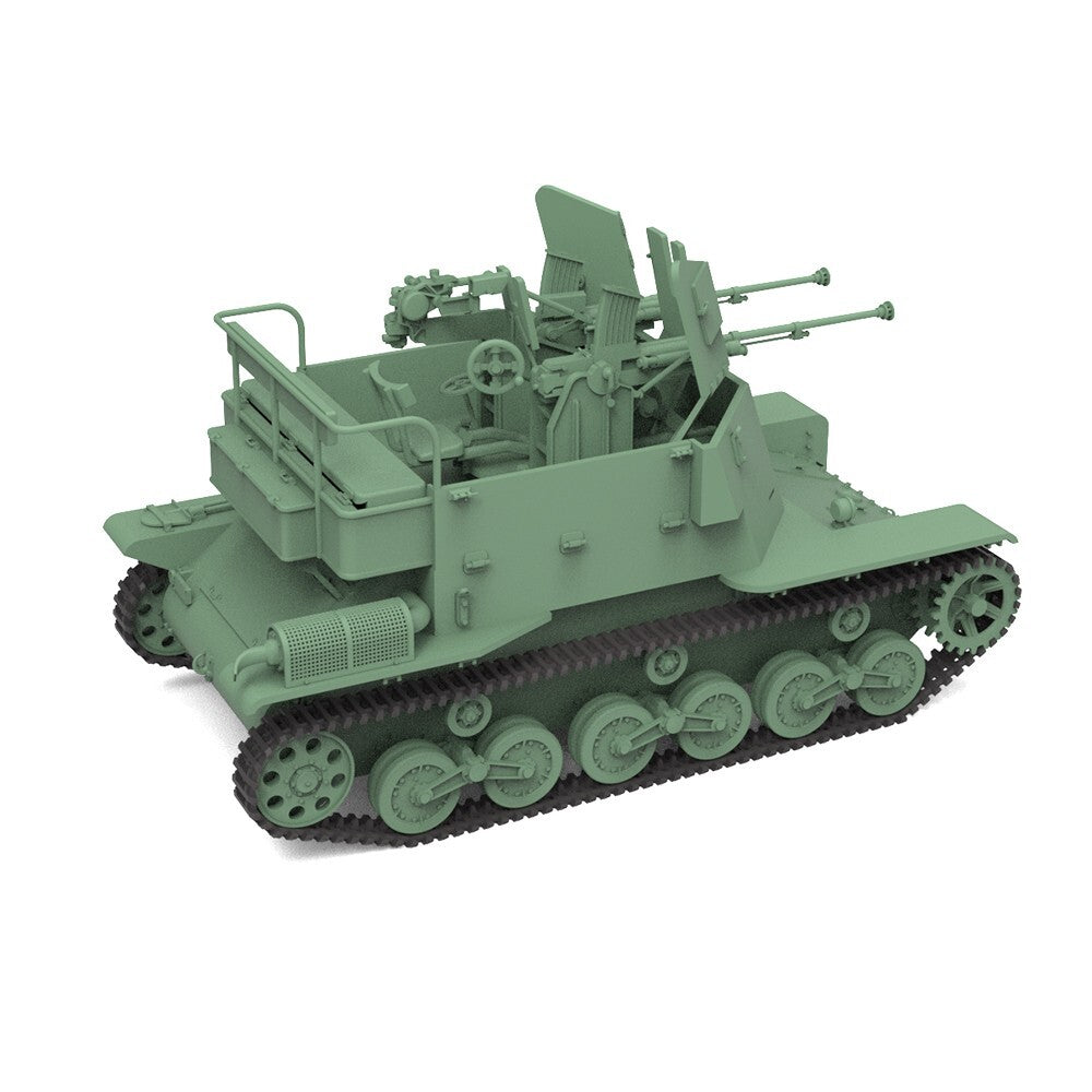 SSMODEL SS72845 1/72 25mm Military Model Kit Japan So-Ki SPAA