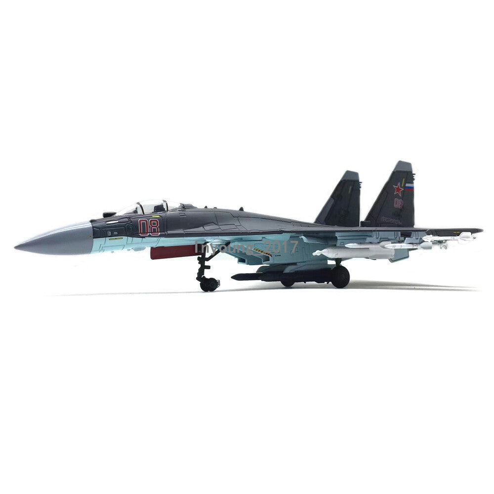 1/100 Russian SU-35 Super Flanker 2014 Fighter Diecast Metal Airplane Model