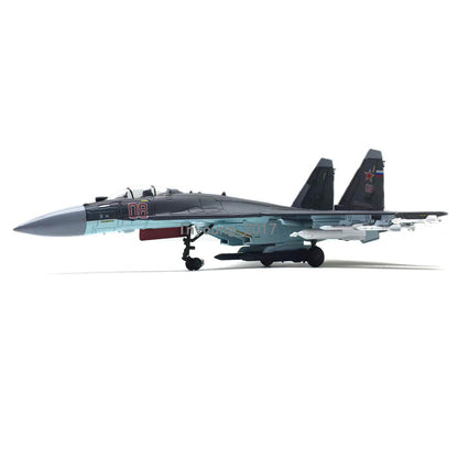 1/100 Russian SU-35 Super Flanker 2014 Fighter Diecast Metal Airplane Model