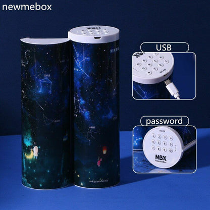 Pencil Case Translucent Quicksand Kawaii NBX Solar Calculator Box School Supplie