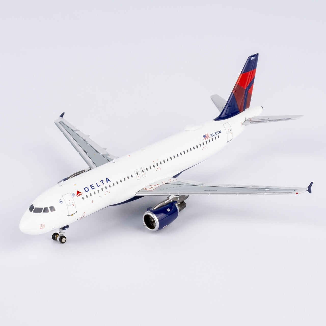 1:400 NGmodels Delta Air Lines Airbus A320 Passenger Airplane Diecast Model