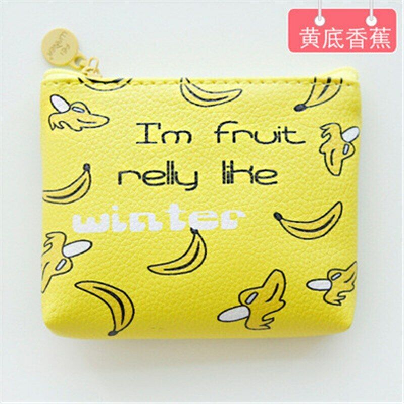 Lady Cash Bag Money Card Coin Purses Wallet Clamps Mini Handbag Girls PU Leather
