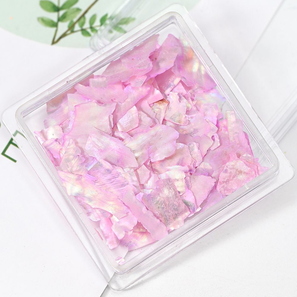 Nail Art Decor 3D Irregular Abalone Natural Sea Shell Stones DIY Accessory 1 Box