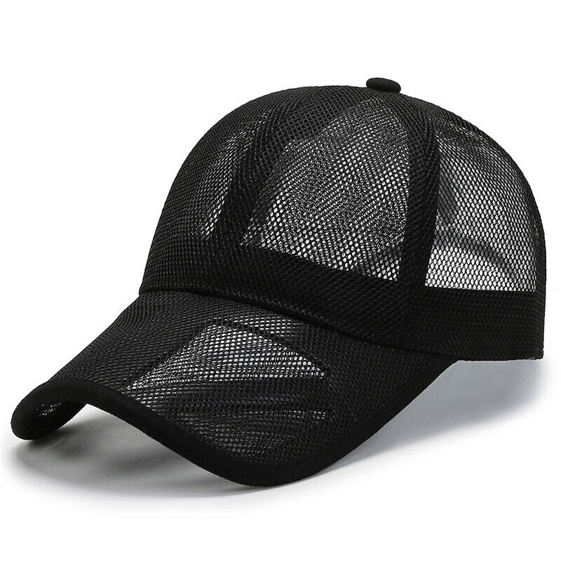Trucker Cap Mesh Caps Snapback Hat Fishing Hat Full Hollow Outdoor Summer Caps