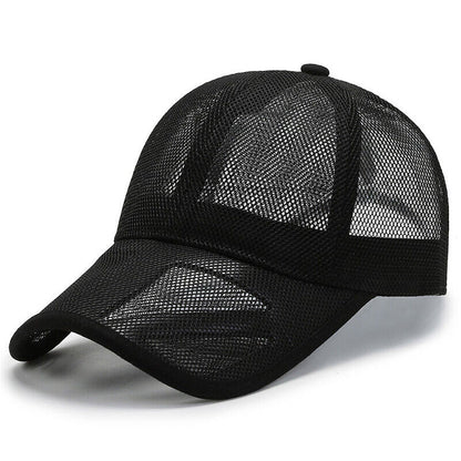 Trucker Cap Mesh Caps Snapback Hat Fishing Hat Full Hollow Outdoor Summer Caps