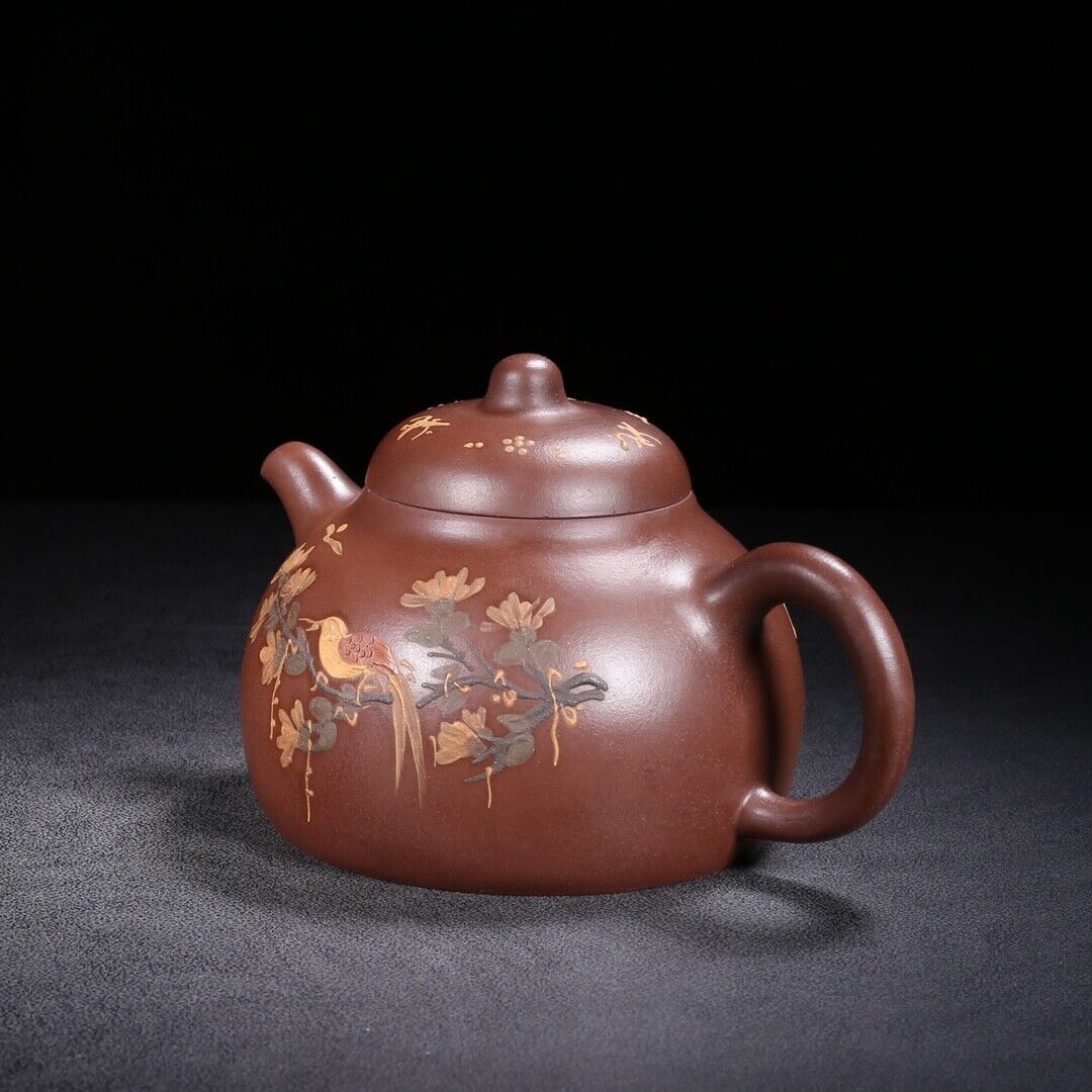 Chinese Yixing Zisha Clay Handmade Exquisite Teapot（乳鼎 底款：王寅春）