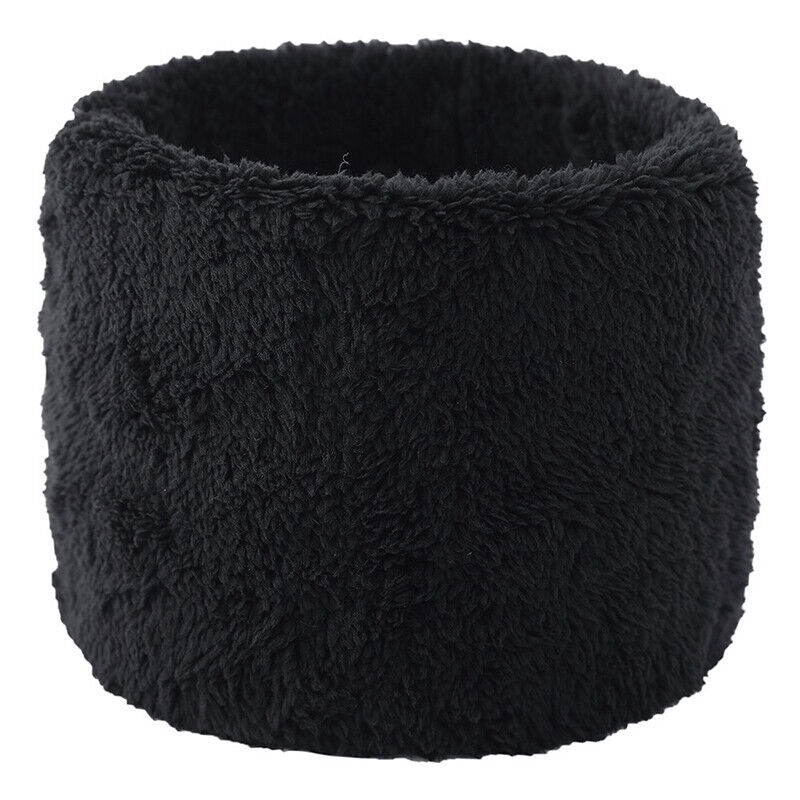 Unisex Winter Warm Plush Ring Scarf Faux Rabbit Fur Headband Collar Bandana
