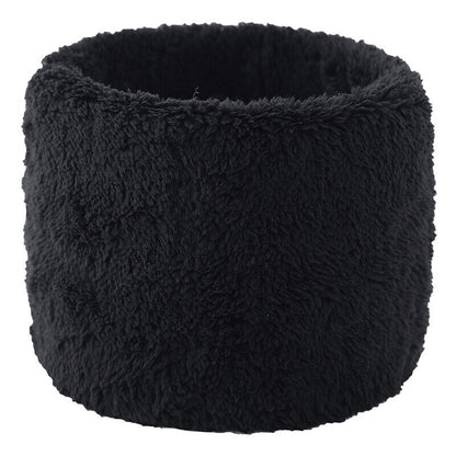Unisex Winter Warm Plush Ring Scarf Faux Rabbit Fur Headband Collar Bandana