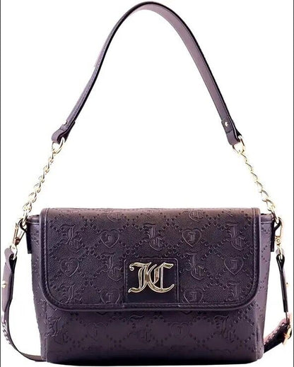 New! Juicy Couture Charm I’m Sure Crossbody Bag Black Women's Bag Gift