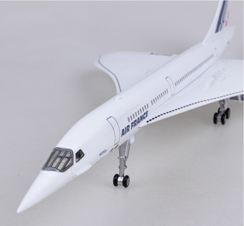 1:125 50CM AIR FRANCE Concorde Airplane Landing gear Resin Aircraft Model