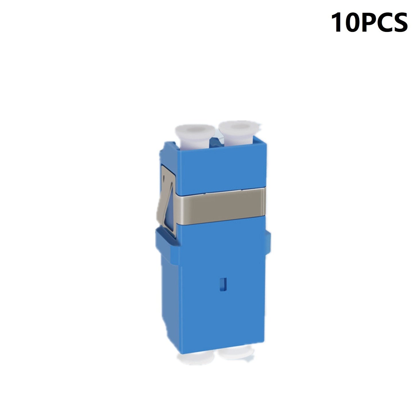 10Pcs LC to LC Adapter Singlemode Multimode Duplex Fiber Optic Connector Coupler