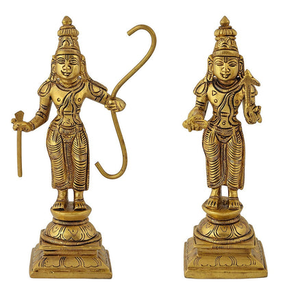 Brass Dashavatara of Lord Vishnu Statues Ten Incarnations Avatars Idol Figurines