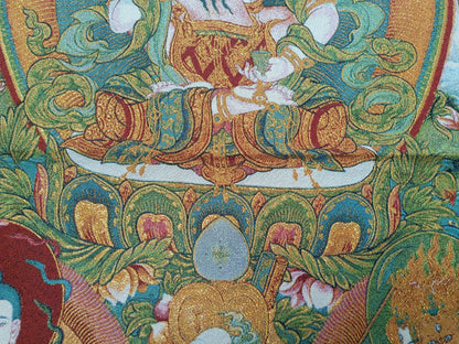 36"*24" Tibet Tibetan Cloth Silk Vajrasattva Buddhist Deity Tangka Thangka Mural