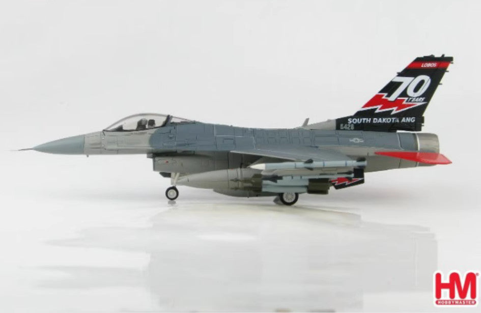 1:72 HM Lockheed F.-16C South Dakota ANG 70th Anniversary Fighter Diecast Model