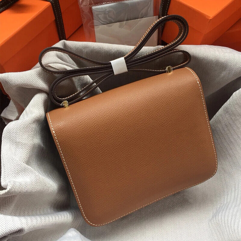 Genuine Leather Bag Women's Top Shoulder Bag Crossbody Square Bag