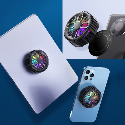 65mm RGB Cooler Radiator Phone Tablet Game Semiconductor Heatsink Cooling Fan G