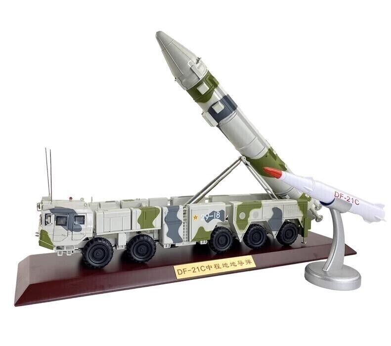 1:35 DF-21C Medium-range Ground-to-Ground Guided Missile Launcher Diecast Model