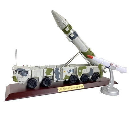 1:35 DF-21C Medium-range Ground-to-Ground Guided Missile Launcher Diecast Model