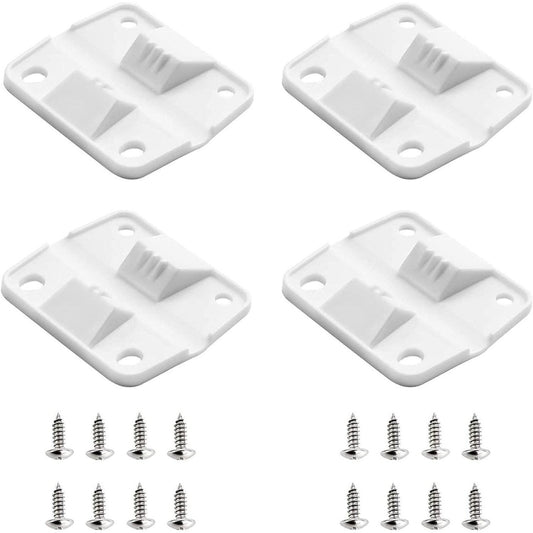 4PC Durable White Cooler Hinges & Screws Replacement Kit For Coleman 40+ Models