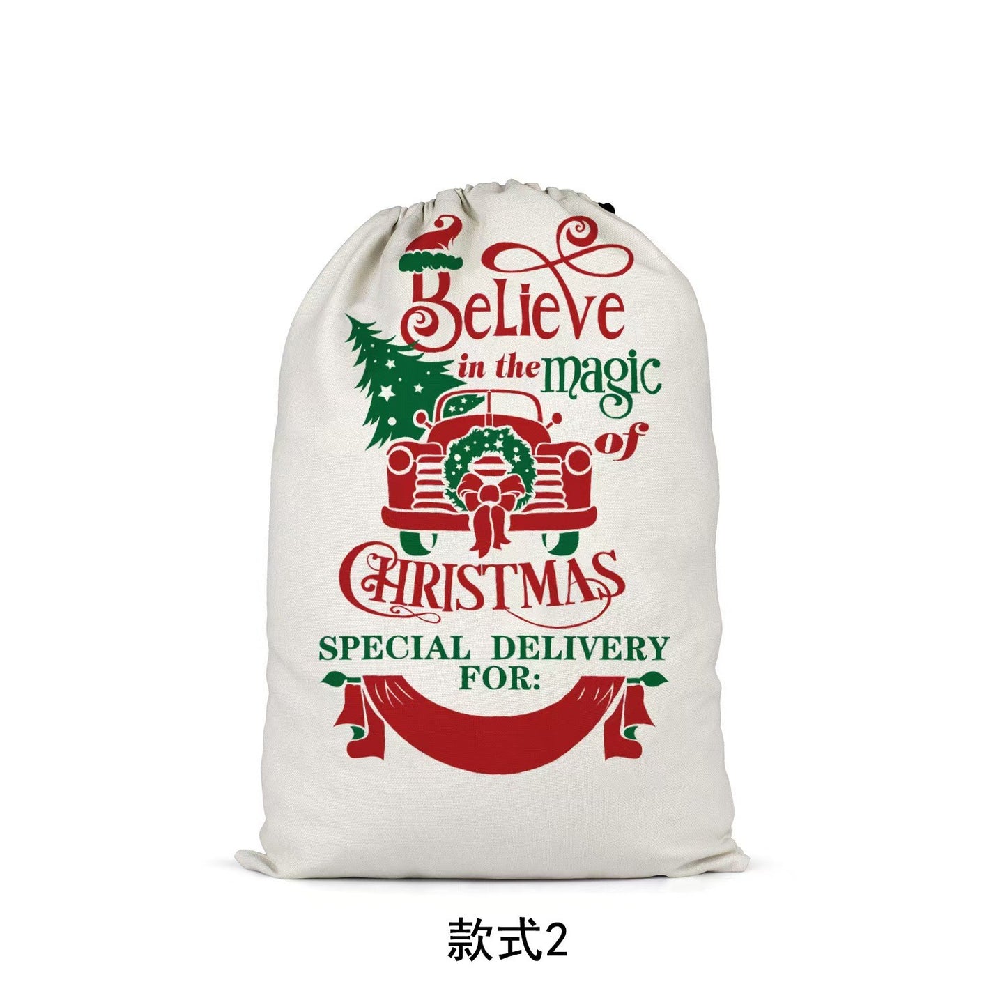 Christmas Santa Claus Bag Gift Gift Bag 19.5inx27.5in Large Scall Christmas Bag