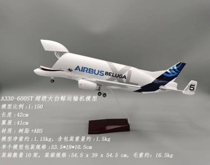 42CM 1:150 AIRBUS BELUGA A330-600ST Airplane Landing Gears Resin Aircraft Model