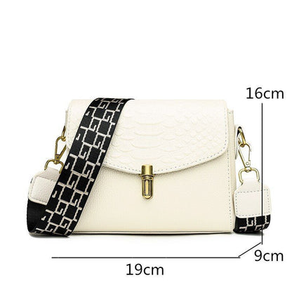 Crocodile Pattern Genuine Leather Tote Bag Women Luxury Shoulder Messenger Bags