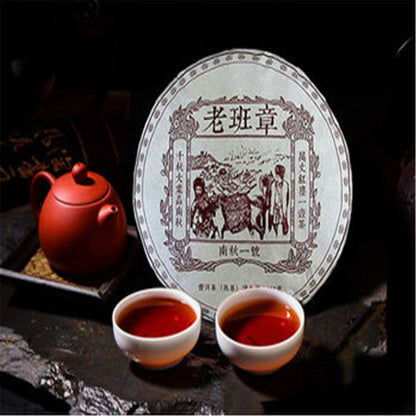 357g Organic Puer Tea Cake Black Tea China Yunnan Old Ripe Pu-erh Tea Black Tea