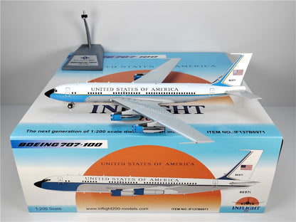 1:200 InFlight United States of America B707-100 Airplane Diecast Plane Model